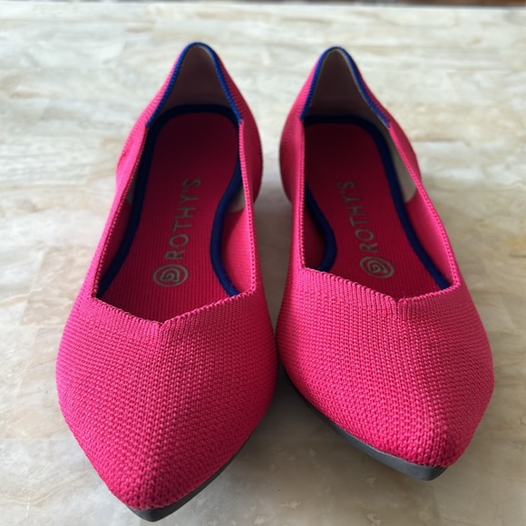 Gorgeous hot pink Rothy’s. Size 9. Only worn once! - Picture 3 of 6